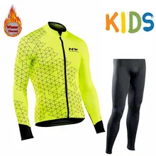 Детская команда Northwave; коллекция года; зимний теплый детский комплект из Джерси для велоспорта; одежда для улицы; Спортивный костюм; Ropa de bicicleta