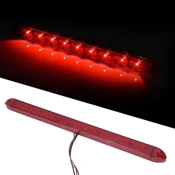 

Trailer LED Light Bar Waterproof Truck Red 12V Stop Turn Tail 15" 11 LED
