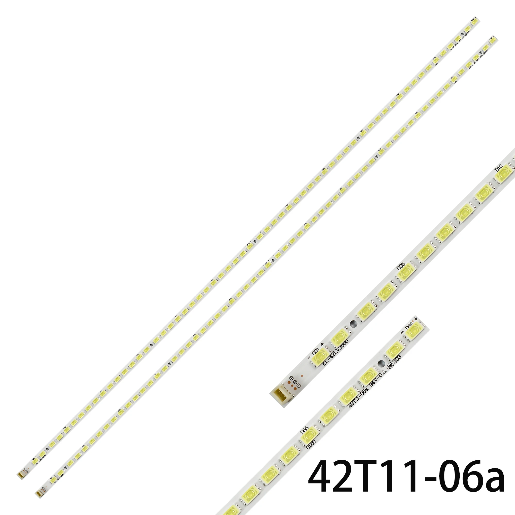 Nova 42t1106a 60leds 478 Milímetros Tira Conduzida para 42lv5500 42pfl5300 42p21fbd 42lv3550 74.42t13.001-0-cs1 74.42tb3.0011-shi T420hw08 V.5