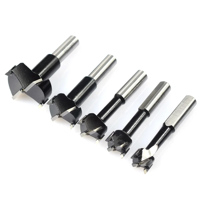 Forstner Drill Bit 4 Flutes Carbide Wood Router Bit 15-35mm Hole Saw Cutter 70mm Core Drill Bits Woodworking Cutter Tools