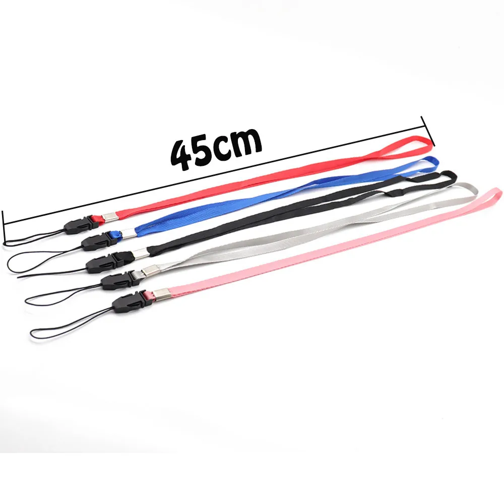 뜨거운 판매 Lanyards 목 전화 스트랩 ID 패스 카드 배지 체육관 키/휴대 전화 USB 홀더 DIY 교수형 밧줄 Lariat 매는 밧줄
