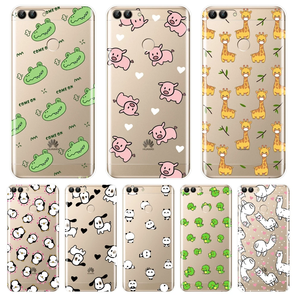 

Back Cover For Huawei P9 Lite Mini P10 Plus P20 Pro P Smart Silicone Soft Pig Dog Phone Case For Huawei P10 P20 P8 P9 Lite 2017