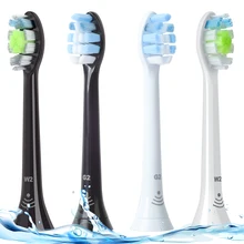 

Smart Chip Brush Heads for Phillips Sonicare Electric Toothbrush W2 DiamondClean C2 Optimal Plaque Control G2 Optimal Gum Care