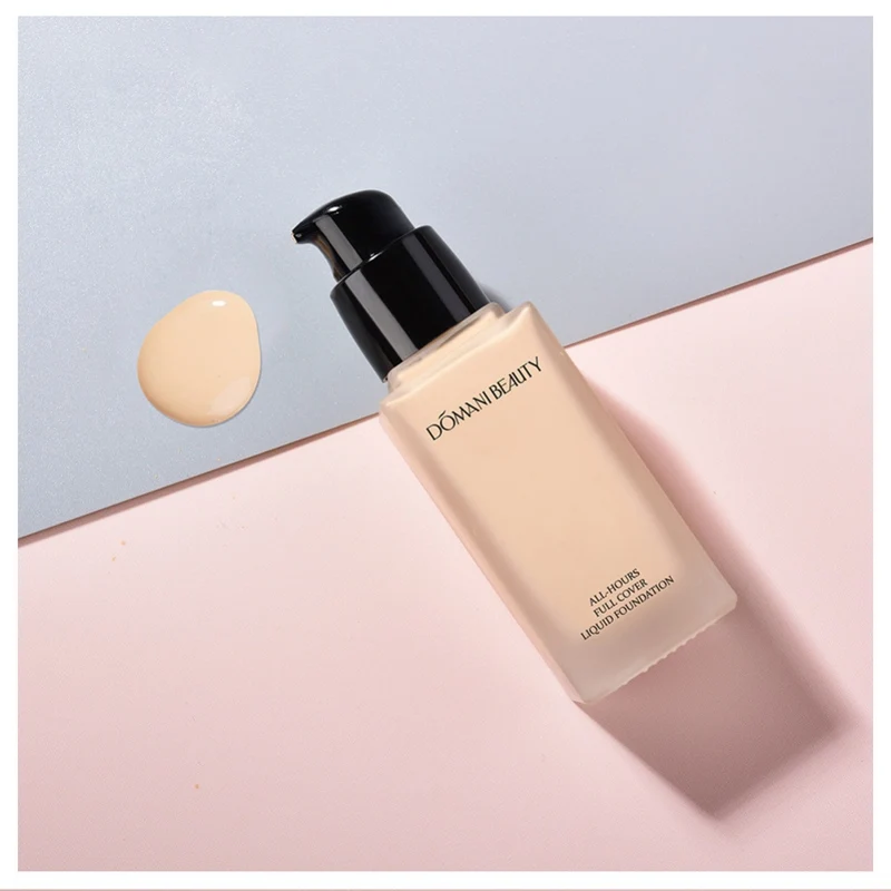 

Beauty Liquid Foundation Moisturizing Hide Defects Cover Skin Color Face Foundation Cream Cosmetic Accessory-