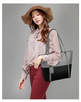 

2020 New Large Capacity Tote Bag,Assorted Colors Shoulder Bag,Pu Handbag,12 Inch Messager Bag