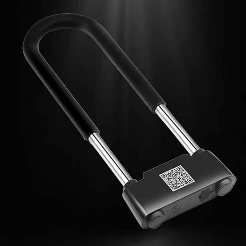 

Intelligent U-Type Fingerprint Lock Office Glass Door Lock Charging Smart Lock