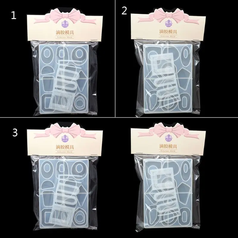 

Acrylic Earring Epoxy Resin Molds Resin Geometric Earrings Pendant Resin Silicone Molds Fashion Jewelry Making Tools