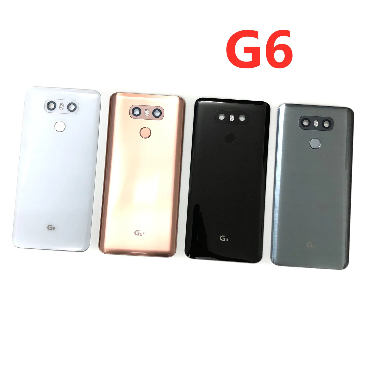 

Battery Back Cover Door Case Housing For LG G6 LS993 US997 VS998 H870 H871 H872 H873 Camera Lens Glass Touch ID Adhesive Sticker