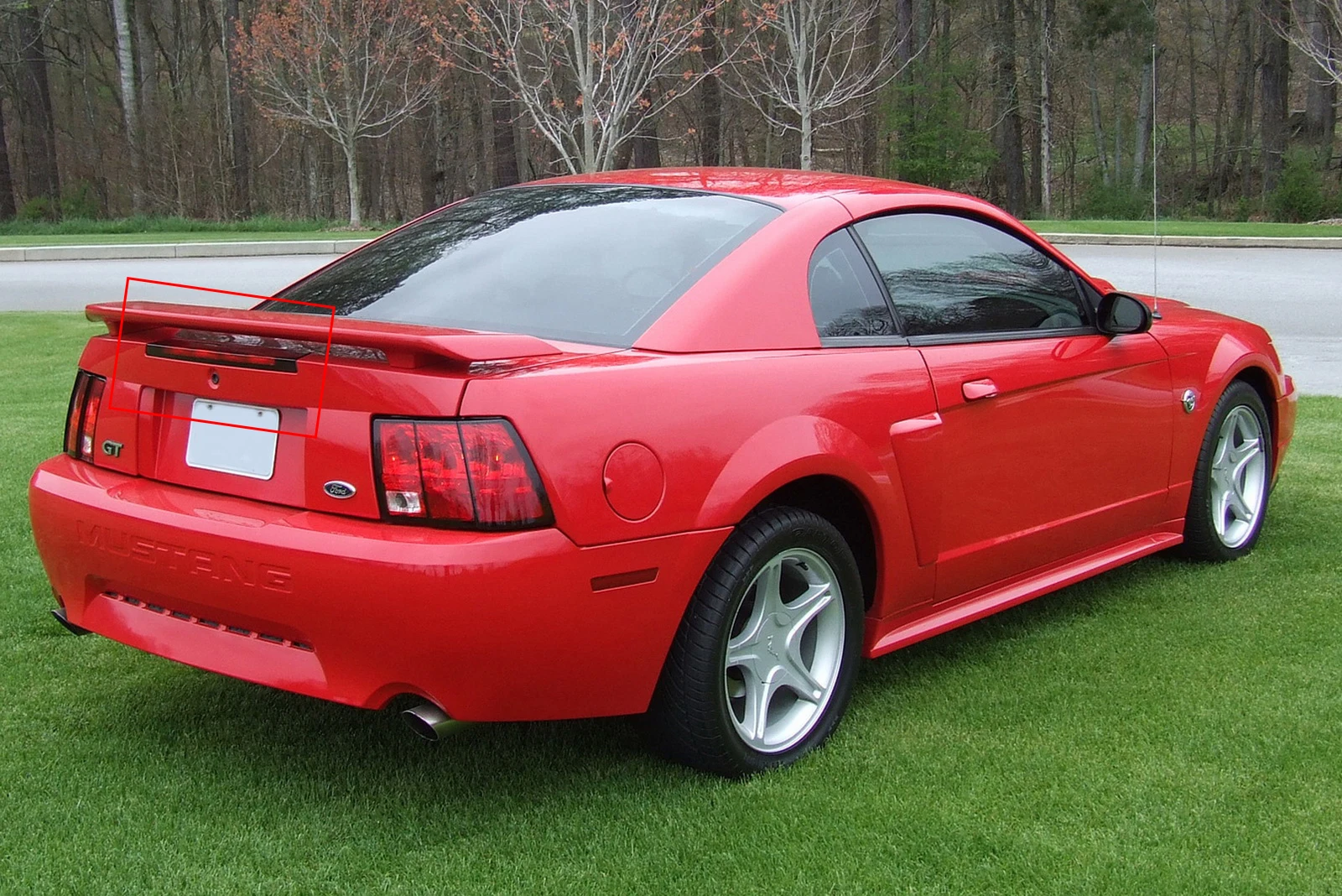 1x красный светодиодный светильник высокого уровня 3rd Third Tail тормоза для Ford Mustang 1999-2004