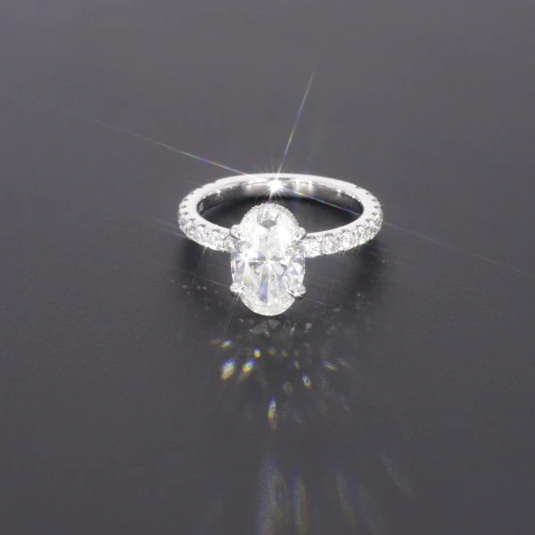 Starszuan ювелирное изделие 14K DEF овальной огранки 8*10 мм 3ct moissanite Тест Положительный VVS