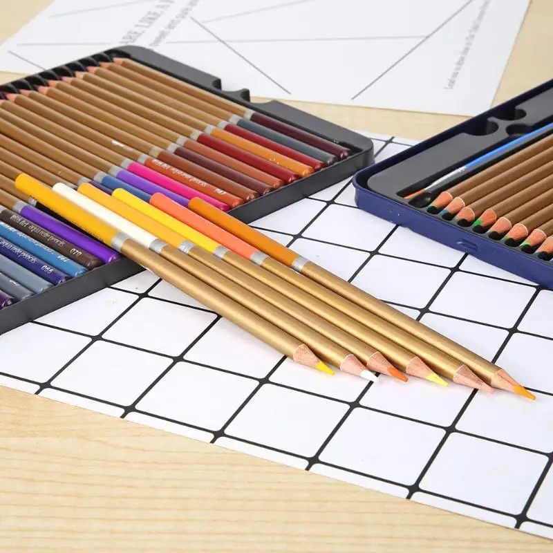 72pcs Colorful Professional Pencil Painting Drawing Easy To Carry