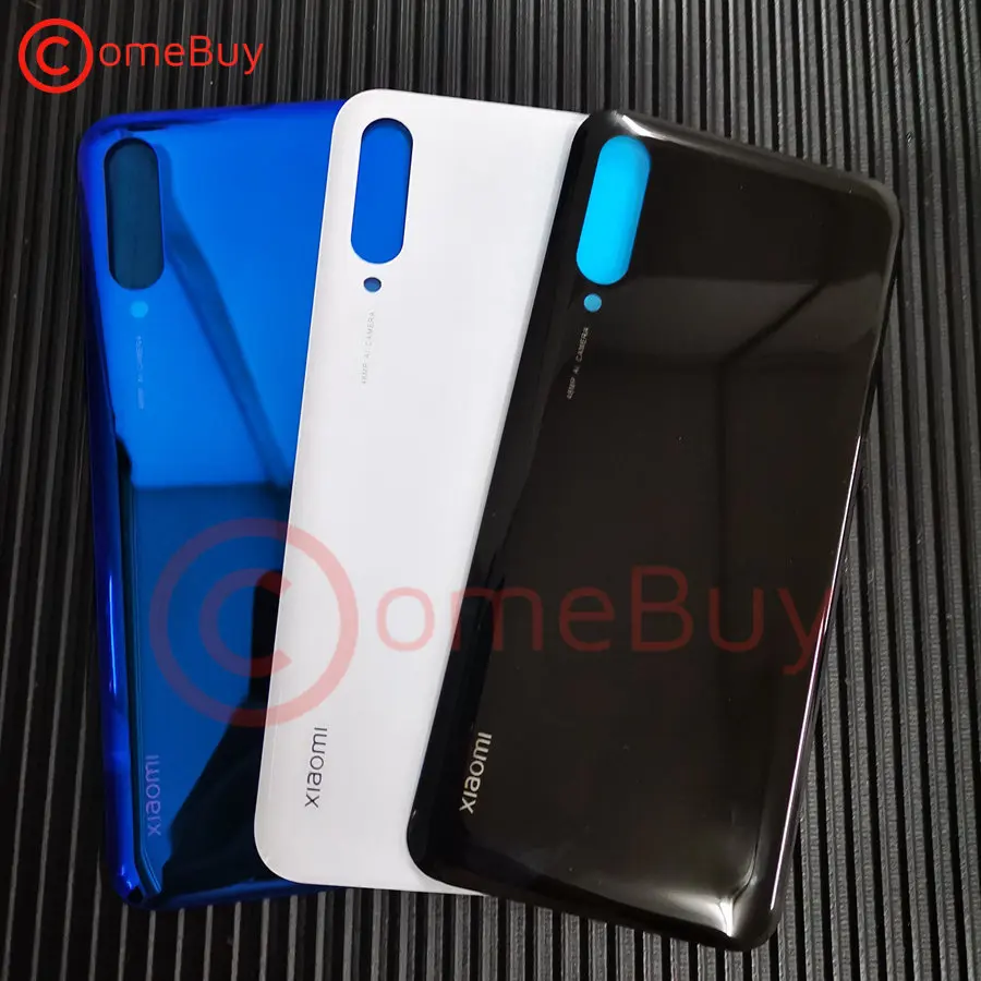 Крышка батарейного отсека для Xiaomi Mi CC9 Задняя стеклянная панель Задняя Дверь Корпус чехол для Xiaomi Mi A3 CC9e CC9 Крышка батарейного отсека Замена