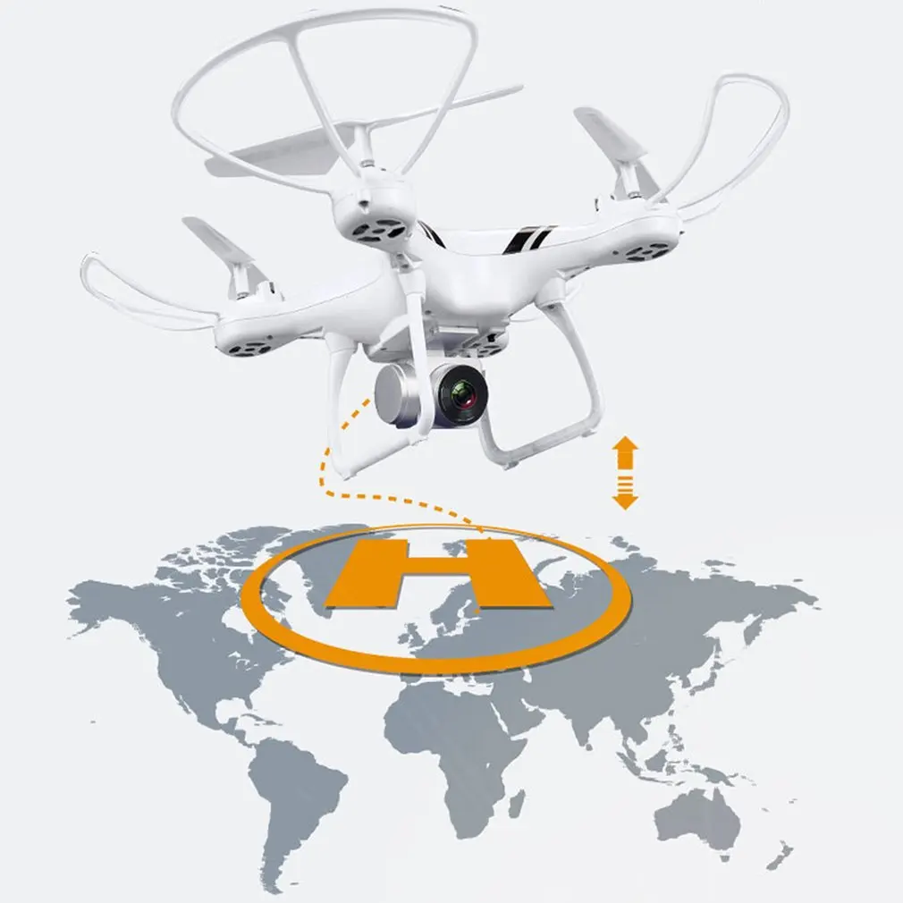 KY101S игрушка-Дрон на дистанционном управлении с HD камерой FPV Квадрокоптер Wi-Fi Дрон высота удерживает один ключ возврат посадка с Безголовый Квадрокоптер подарок