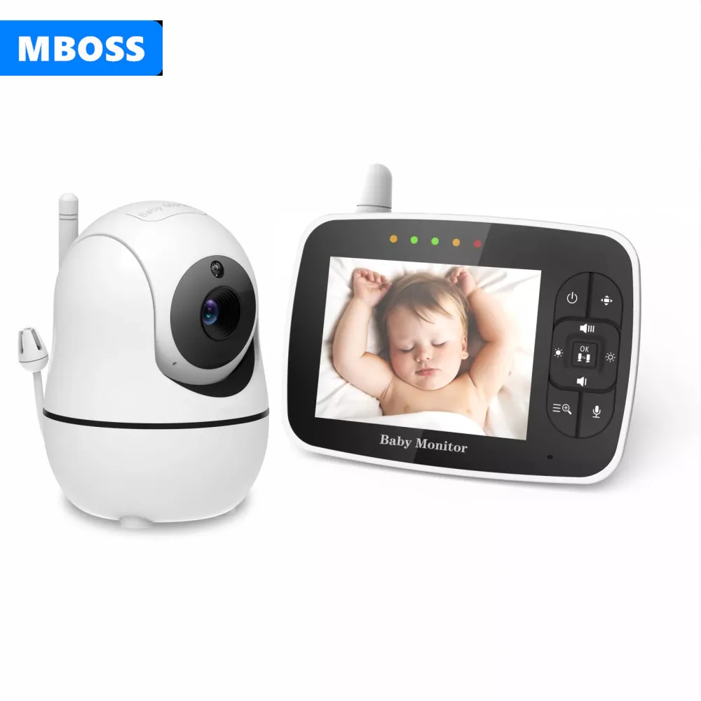 Baby Monitor with Remote Pan Tilt Zoom Camera|3.5 Inch Large Screen, Night  Vision, Call, Room Temperature, Lullaby, 960 Feet Ran AliExpress