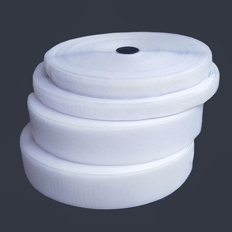 

White velcros adhesive magic tape hook and loop no glue self adhesive fastener tape strip sewing ticker strap 1/2/3/4/5/6/7/cm