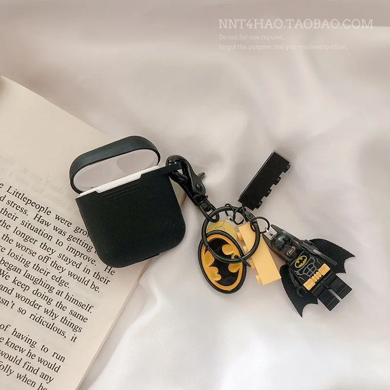 Небесно-голубой Японская Милая мультяшная гарнитура чехол для AirPods Cinnamoroll Melody Kuromi Buzz Toy беспроводной Bluetooth наушники чехол s с подвеской - Цвет: Небесно-голубой