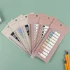 200 Sheet Stickers 10 Color Transparent Fluorescent Index Tabs Flags Sticky Note Stationery Children School Office Supplies 5