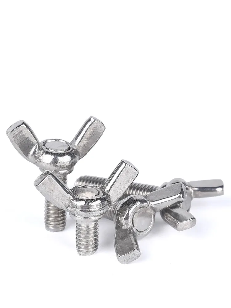 Vis Papillon Aile En Acier Inoxydable 304 - M6 X 25mm - Lot De 5 Pièces - Uxcell