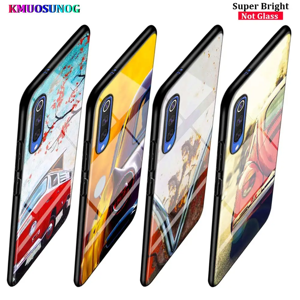 

Classic Vintage Old Retro Car for Samsung Galaxy A80 A70 A60 A50 A40 A20E A2Core A10 Super Bright Glossy Black Phone Case