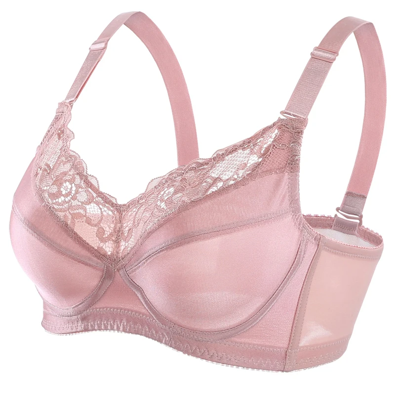 Women's Plus Size Full Figure Non Padded Underwire Floral Lace Bra 34 36 38 40 42 44 46 48 C D E F G H | Женская одежда