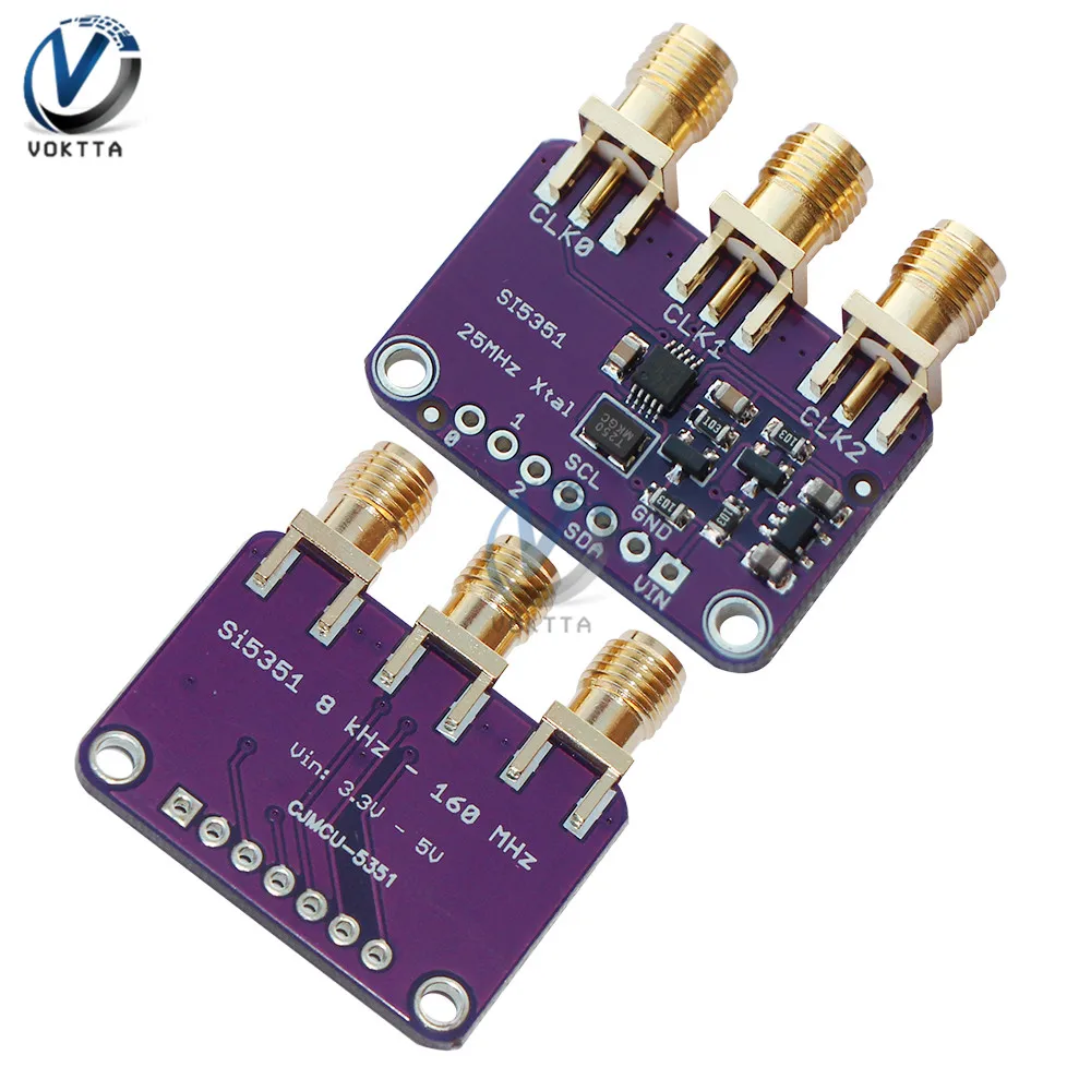 Плата настольного сигнала CJMCU 5351 Si5351A Si5351 для Arduino IDE I2C контроллер SMA разъем 3 В LDO