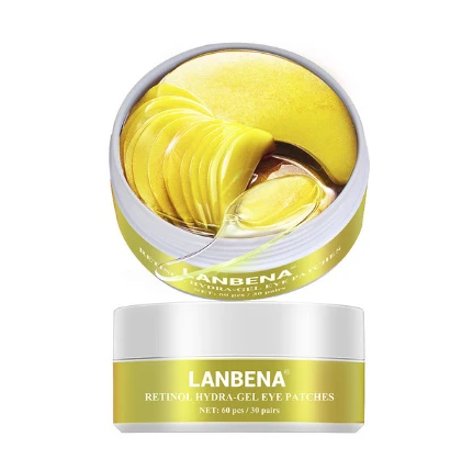 LANBENA маска для глаз коллагеновая повязка для глаз уход за кожей гель с гиалуроновой кислотой увлажняющий ретинол против старения удаляет темные круги глаз сумка - Цвет: RETINOL