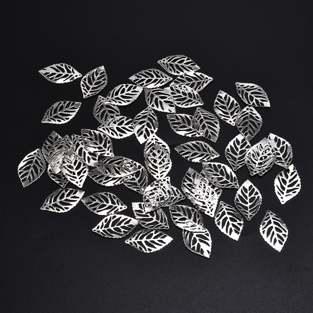 50 шт тибетский серебряный смешанный стиль лист Сердце Ключ Корона Подвески DIY ювелирные изделия для изготовление браслета ожерелья Аксессуары - Окраска металла: NC788