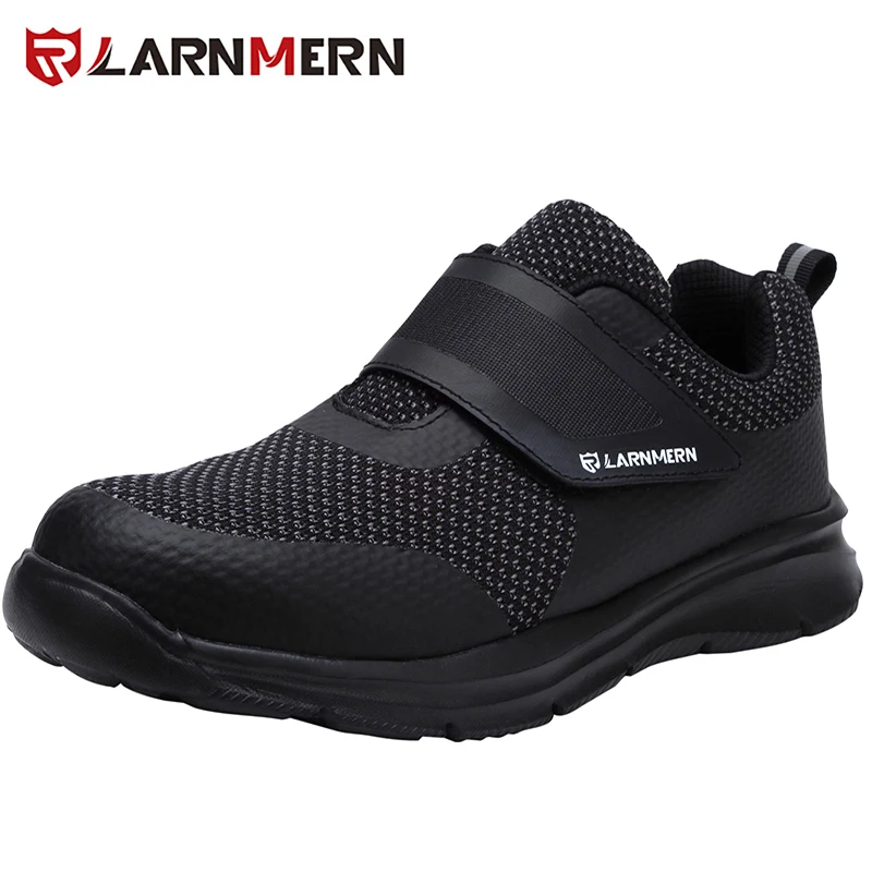 LARNMERN Mens Steel Toe Safety Work Shoes For Men Lightweight Breathable Anti-smashing Anti-puncture Non-slip Protective Shoes LARNMERN Mens Steel Toe Safety Work Shoes For Men Lightweight Breathable Anti-smashing Anti-puncture Non-slip Protective Shoes