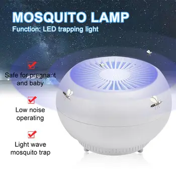 

USB Flying Pests Repeller Lamp for Indoor LED Mosquito Trap UV Lamp Physical Mosquito Killer Repellent