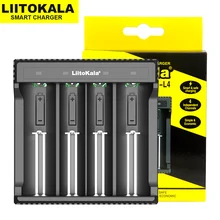 Новое умное устройство для зарядки никель-металлогидридных аккумуляторов от компании LiitoKala: Lii-L4 Lii-L2 18650 зарядное устройство Перезаряжаемые зарядное устройство 4 Слот 2 слота для 18500 18650 26650 21700 батареи