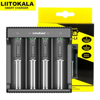 

New LiitoKala Lii-L4 Lii-L2 Lii-500S Lii-PD2 3.7V 1.2V 18650 Rechargeable battery charger For 18500 18650 26650 21700 batteries.