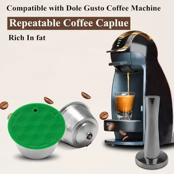 

Stainless Steel Refillable Capsule Cup Compatible For Dolce Gusto Coffee Reusable Filter Eco-Friendly Food Grade Coffee Filter