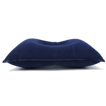 

Inflatable Pillow Comfortable Outdoor Travel Protable Home Office Sleeping Self-Inflating Portable Pillow PVC Flocking Fleece