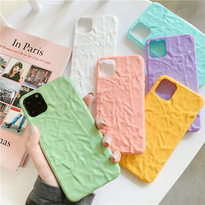 Fashion Foil Paper Phone Case Soft Shell For iPhone 11 Pro Max Xsmax Xr Xs X 8 7 6s Plus Anti-knock Protection Cover Coque Cases |