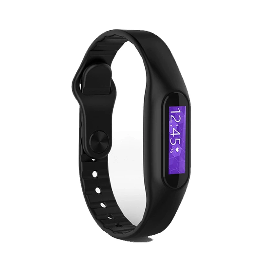 E06 «умный» Браслет Здоровья Водонепроницаемый Шагомер Смарт-браслет для фитнеса Bluetooth часы для Iphone Android - Цвет: Черный