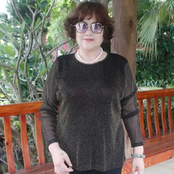 Размера плюс 7xl женские топ Mujer сорочка Femme рубашка блузки женские Топы и блузки Лето DJ642