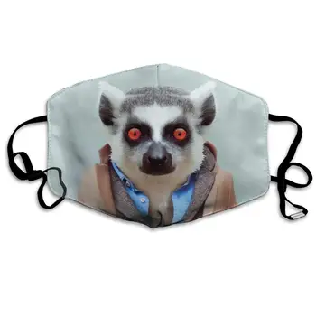 

YongColer Men Women Washable Reusable Half Face Mouth Mask with Adjustable Ear Loops Protection Face Masks Animals Dressed Like