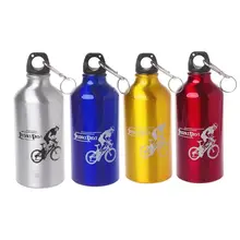 New 500ml Water Bottle Aluminum Alloy Outdoor Sports Cycling Ultralight With Buckle