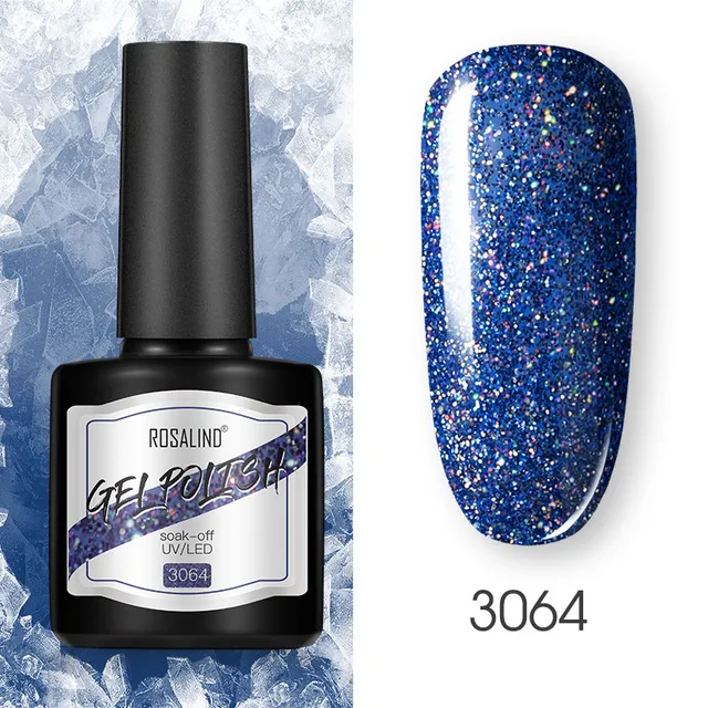 ROSALIND 8ml Gel Nail Polish Shiny Matte Effect Gel Polish For Manicure Nail Art Design Semi Permanent Painting Varnishes Gel RS17-3064