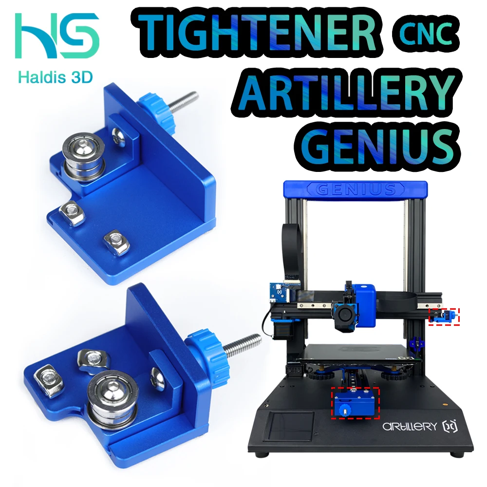 3D printer accessories tensioner belt tensioner X axis Y axis belt adjustment, compatible with Artilleria Genius