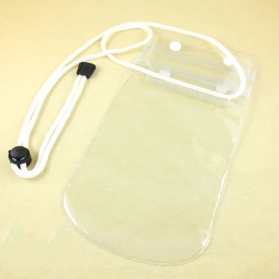 Универсальный Водонепроницаемый Чехол для сотовых телефонов, Портативная сумка, удобная в использовании, легкая, с использованием, для плавательного бассейна - Цвет: transparent