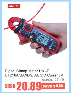Цифровой мультиметр UNI-T UT136A UT136C UT136D AC/DC Ток Напряжение сопротивление частота тест er Диод Непрерывность зуммер тест