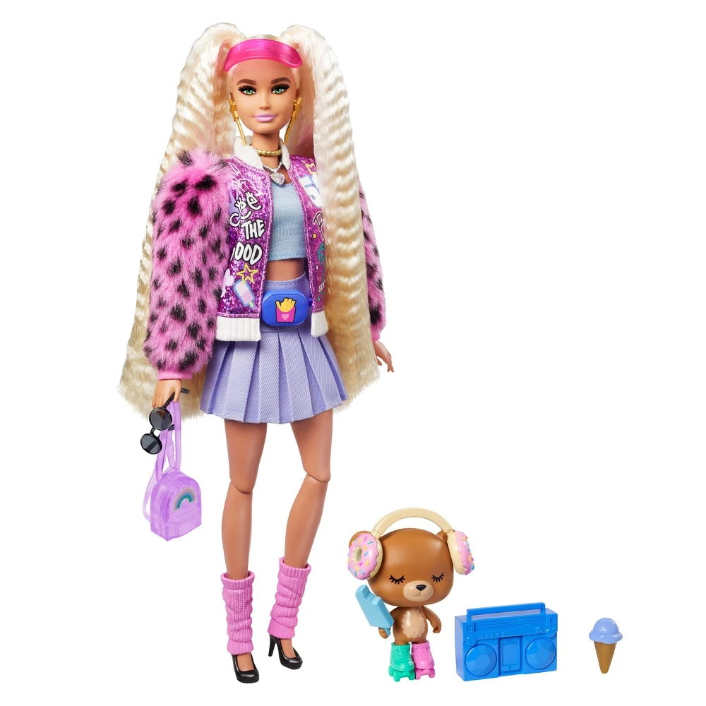 Кукла Barbie Экстра Блондинка с хвостиками GYJ77 | Игрушки и хобби