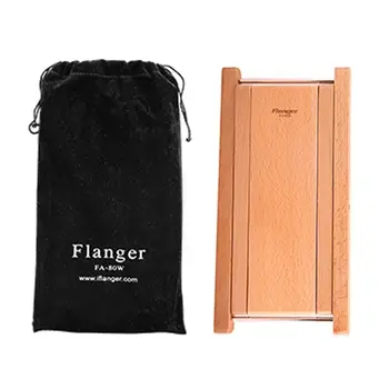 

Flanger Foldable Wooden Guitar Pedal 4-Level Adjustable Height Rest Stool Footrest Music