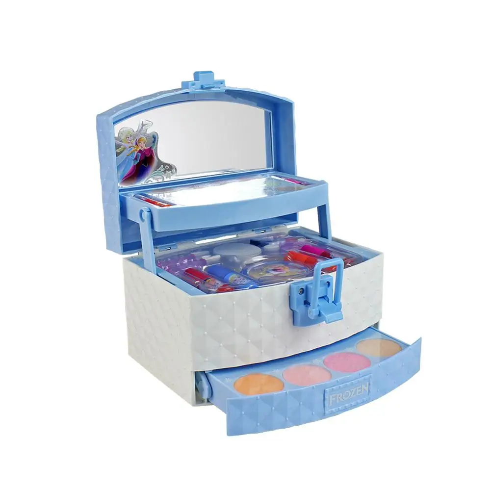 32 шт. disney Ice Princess детский узор коробка для девочек Predend Play Cosmetics набор Тени для век Блеск для губ щетка косметический набор игрушек