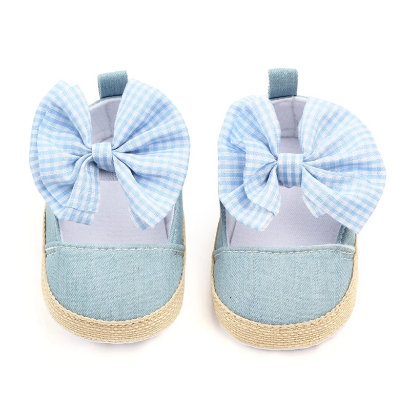 Baby Girl Shoes Spring Autumn Bow Classic Canvas Cotton Baby Girl Shoes The First Walkers Fashion Comfort Baby Girl Shoes