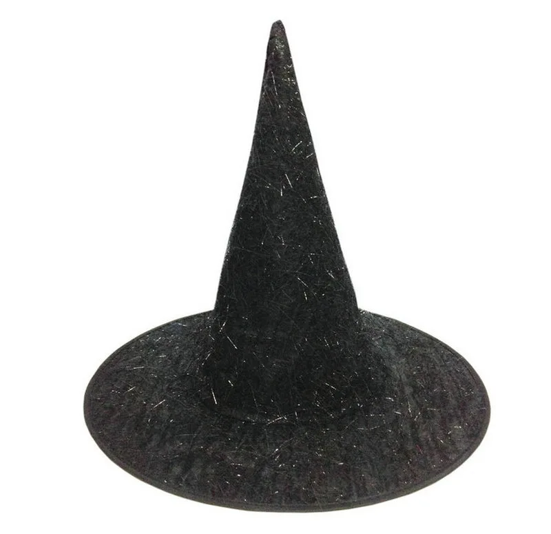 Halloween Clothing Decoration Headdress Witch Dressing up with Silk Witch Cap Color Witch Cap Hair Witch Gauze Cap