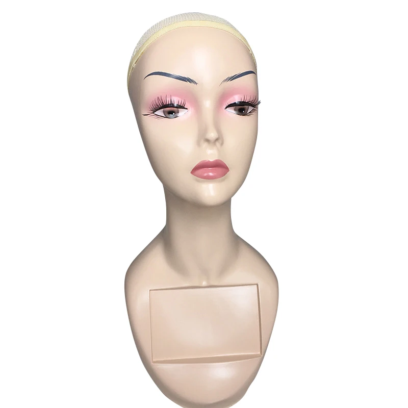

Female Mannequin Head with makeups For Manikin Head Wig Hat Scarf Display Mannequin Manikin Head Model