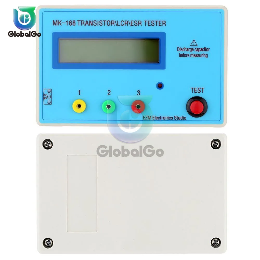 MK-168 транзисторный тестер Конденсатор сопротивления индуктивность измерение напряжения Измеритель LCR NPN PNP биполярный транзисторный резистор