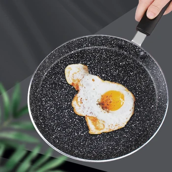 

Stone Non-stick Frying Pan Cooking Omelette Fish Steak Aluminum Pot Durable Cookware for Household Kitchen Gadgets